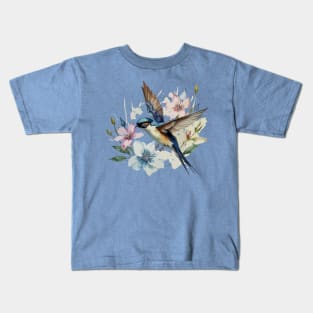 columbine colorful flowers, 2024 collection Kids T-Shirt